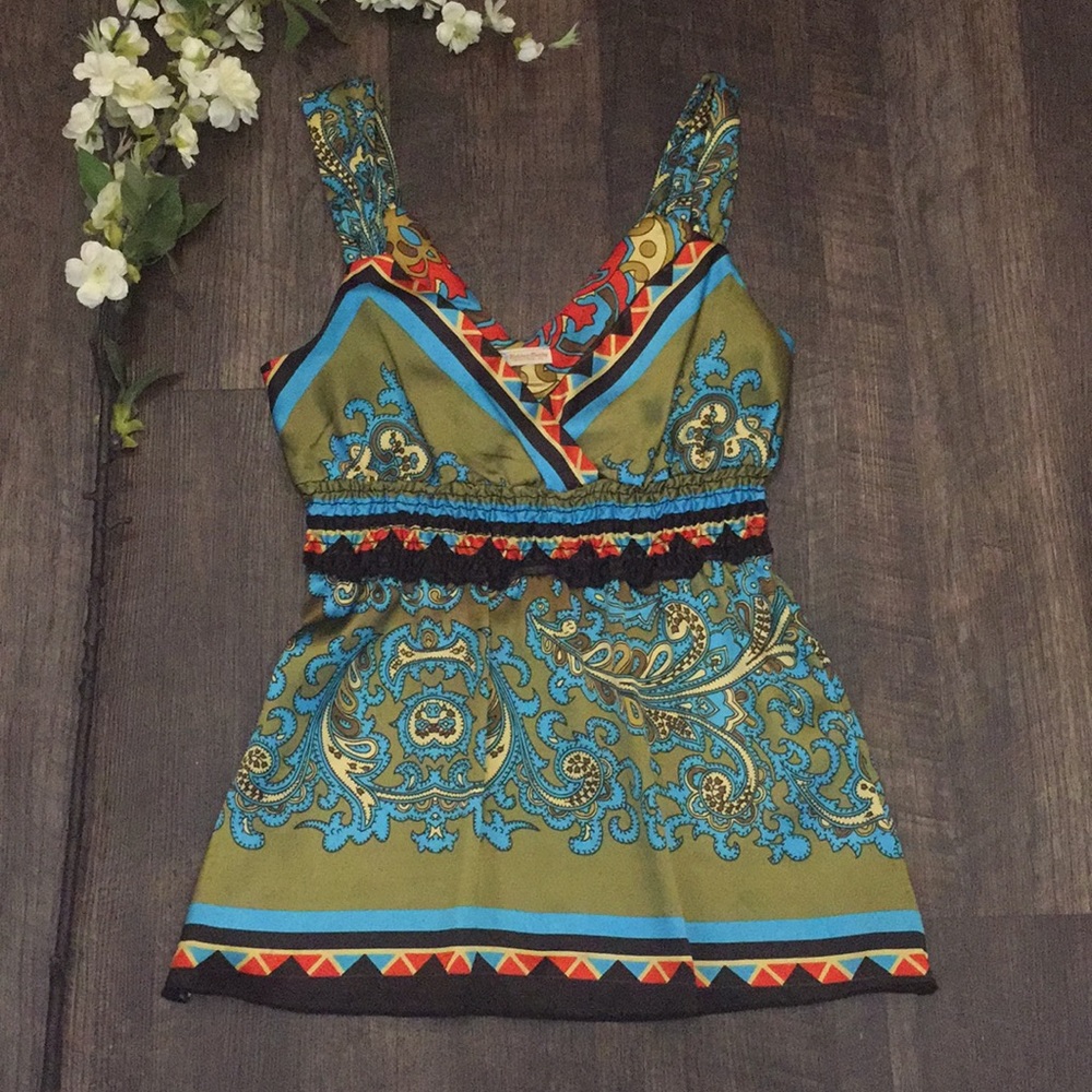 Vibrant Tank Blouse